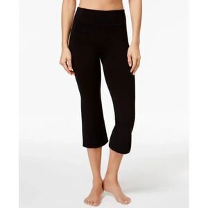Calvin Klein Performance High Waist Crop Flare Active Pants NWT Black S 90s Y2K